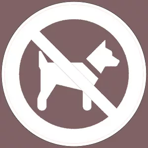 ANIMAUX NON ADMIS